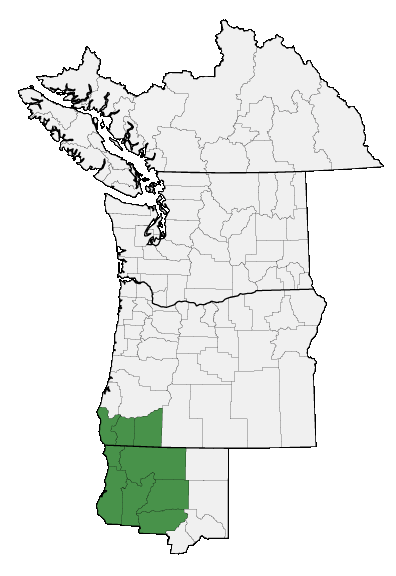 Map of where plant is found