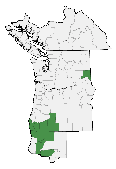 Map of where plant is found