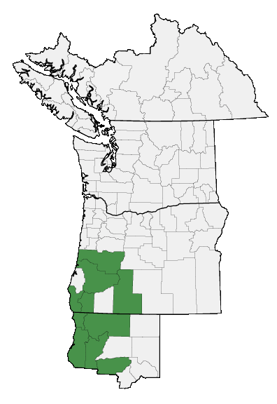 Map of where plant is found