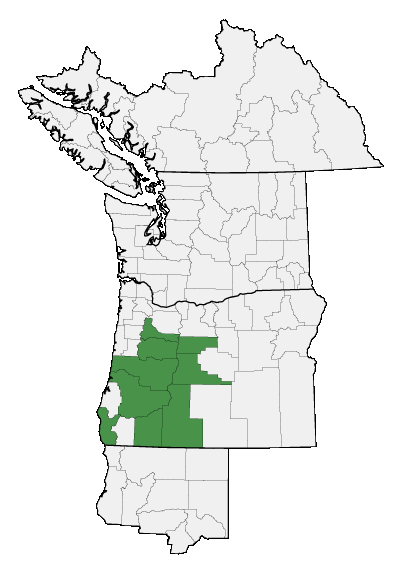 Map of where plant is found