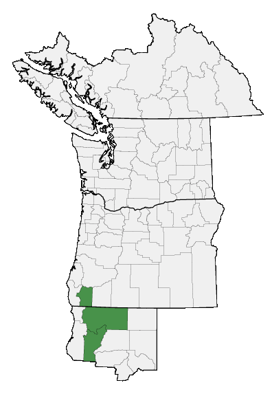 Map of where plant is found