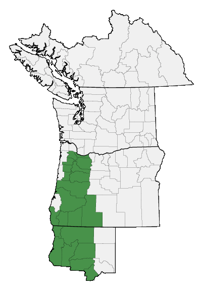 Map of where plant is found