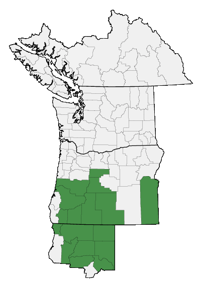 Map of where plant is found