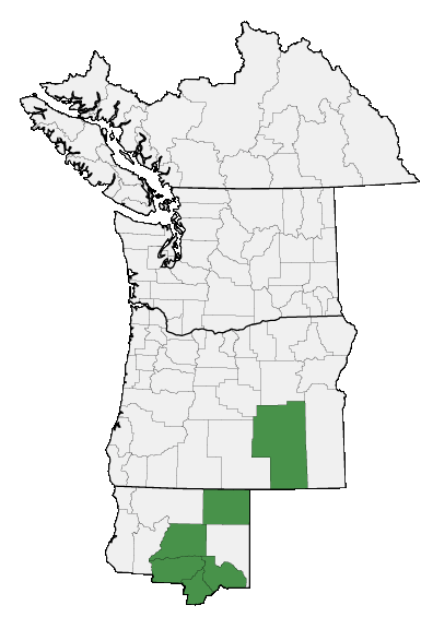 Map of where plant is found