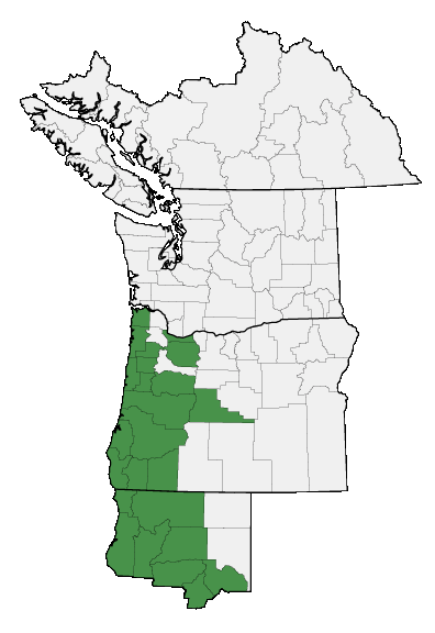 Map of where plant is found