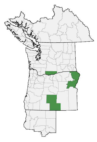 Map of where plant is found