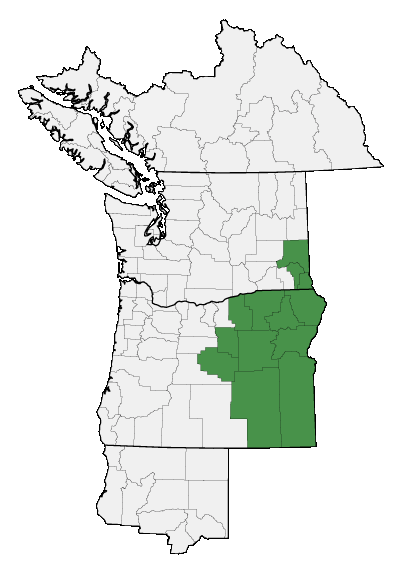 Map of where plant is found