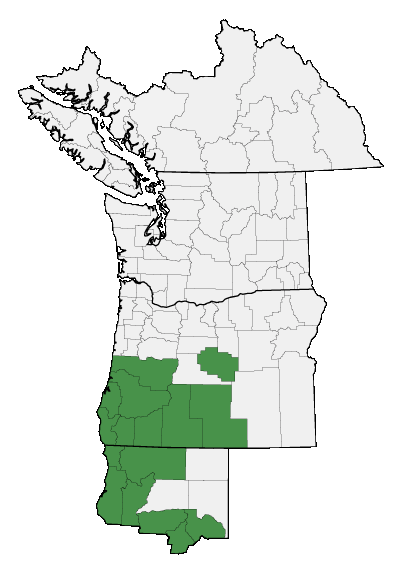 Map of where plant is found