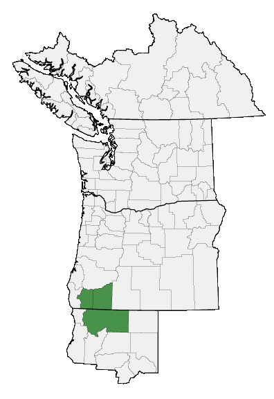 Map of where plant is found