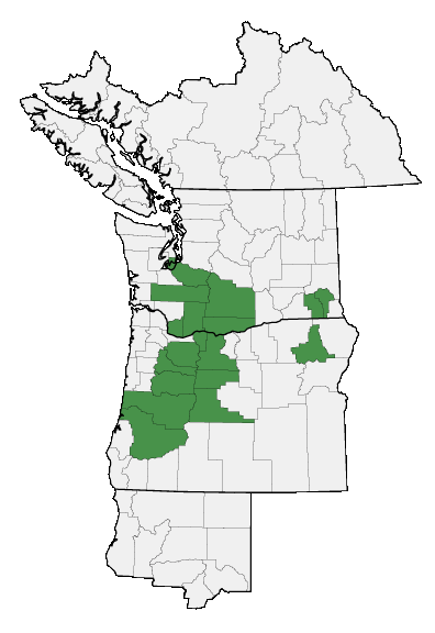 Map of where plant is found