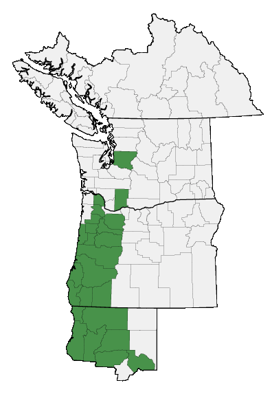 Map of where plant is found