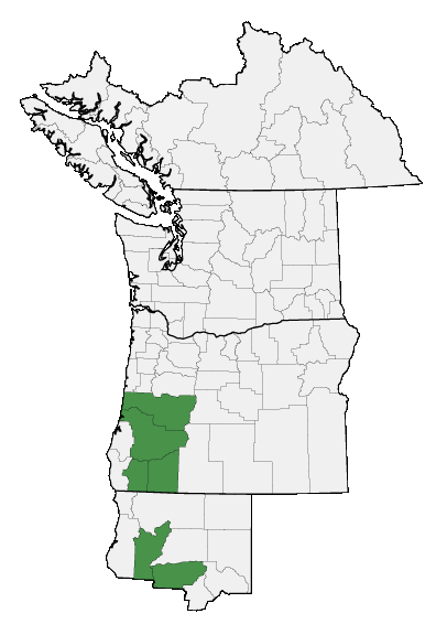 Map of where plant is found