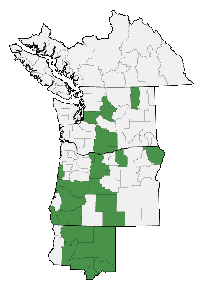 Map of where plant is found