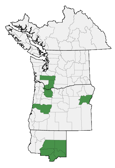 Map of where plant is found