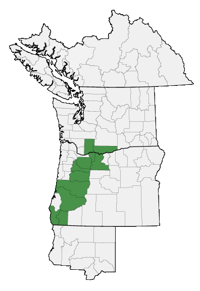 Map of where plant is found