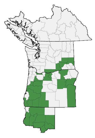 Map of where plant is found