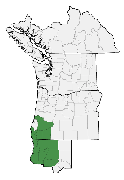 Map of where plant is found