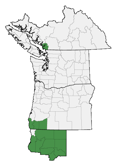 Map of where plant is found