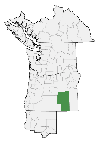 Map of where plant is found