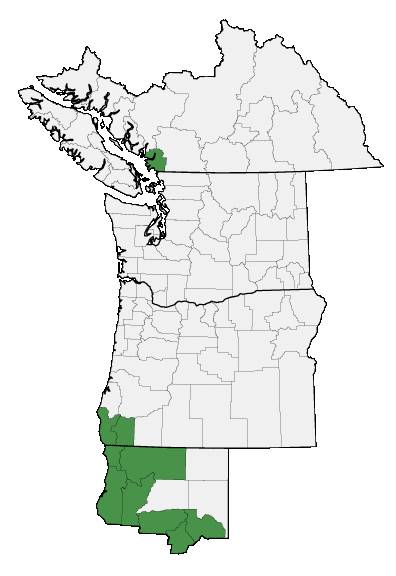 Map of where plant is found