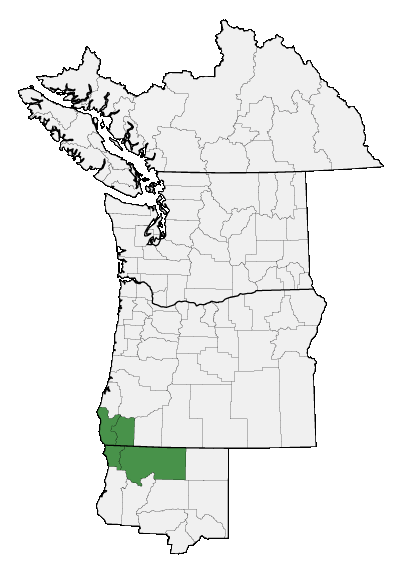 Map of where plant is found