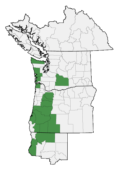 Map of where plant is found