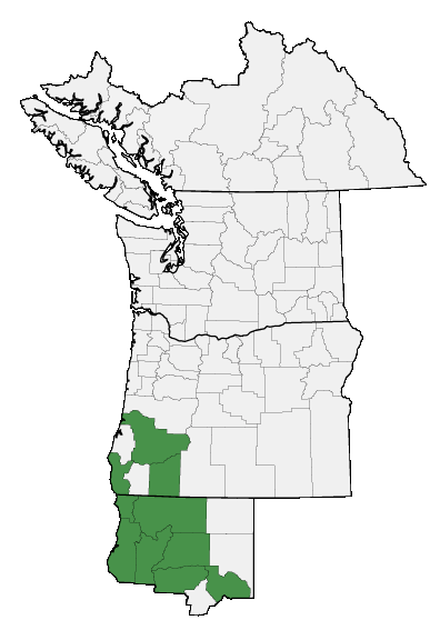 Map of where plant is found