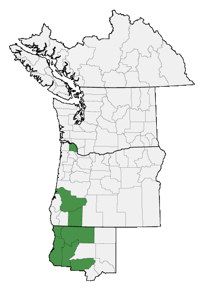 Map of where plant is found