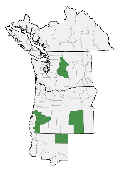 Map of where plant is found