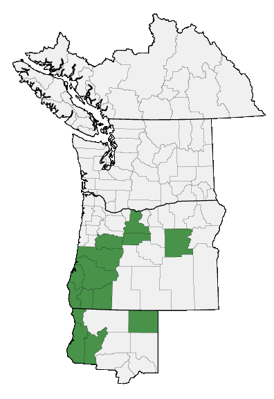 Map of where plant is found