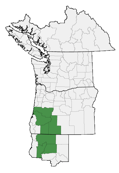 Map of where plant is found