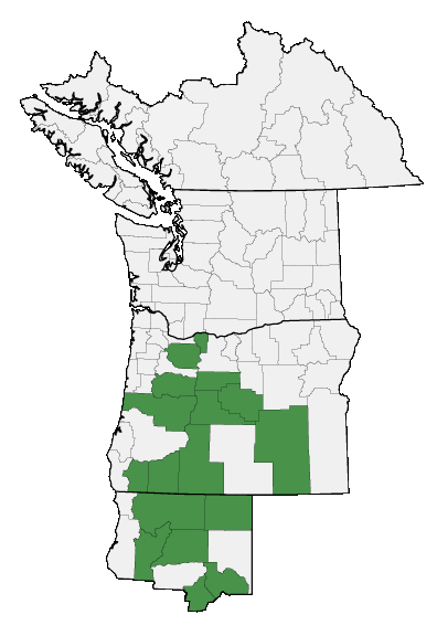 Map of where plant is found