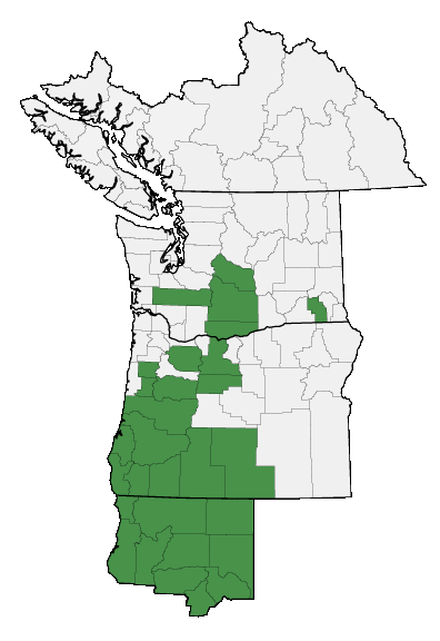 Map of where plant is found