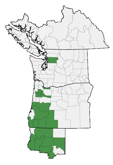 Map of where plant is found