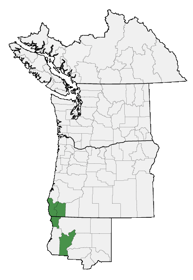 Map of where plant is found