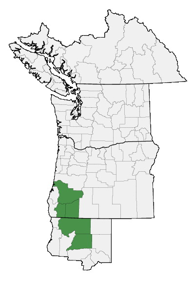 Map of where plant is found