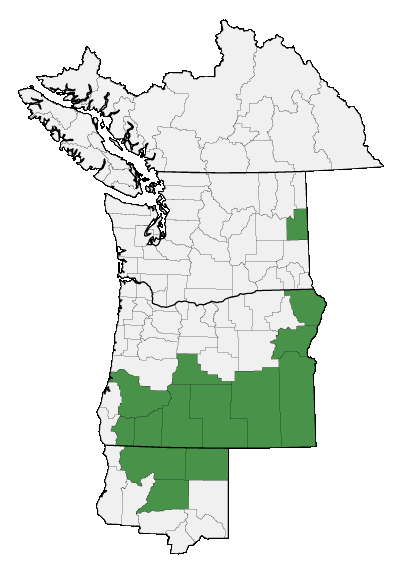 Map of where plant is found