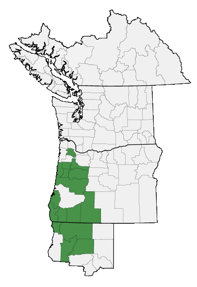 Map of where plant is found