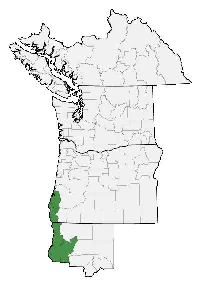 Map of where plant is found