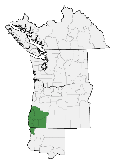 Map of where plant is found