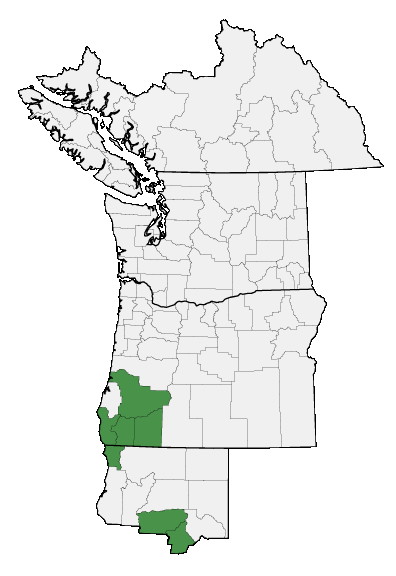 Map of where plant is found