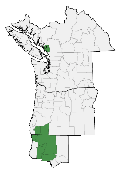 Map of where plant is found