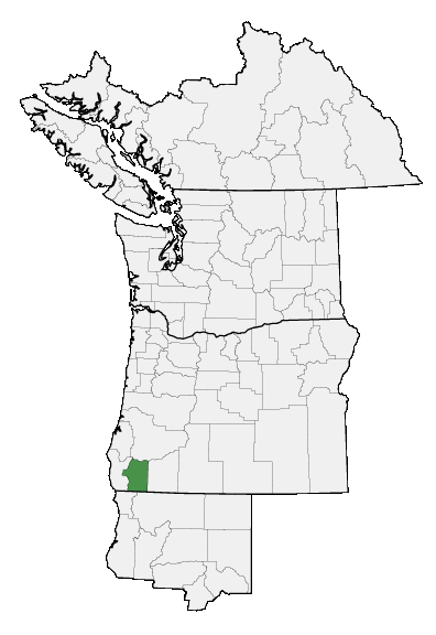 Map of where plant is found