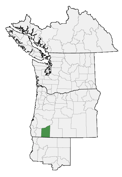 Map of where plant is found