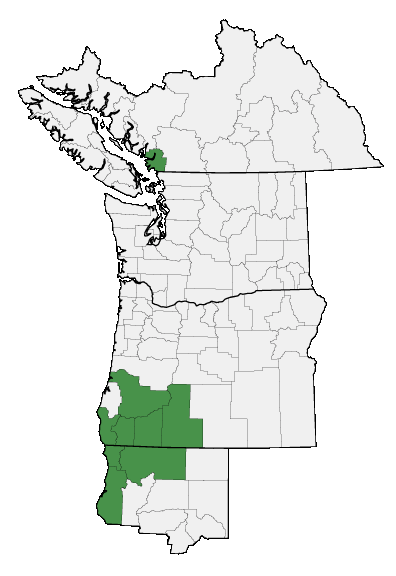 Map of where plant is found