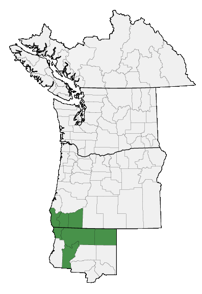 Map of where plant is found