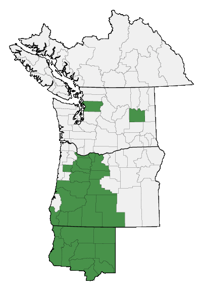 Map of where plant is found