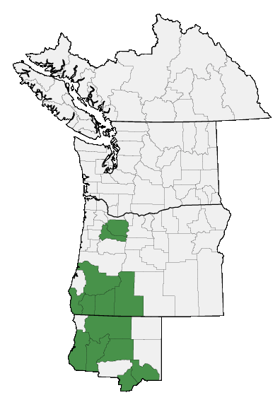 Map of where plant is found