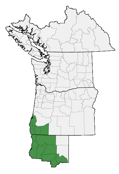 Map of where plant is found