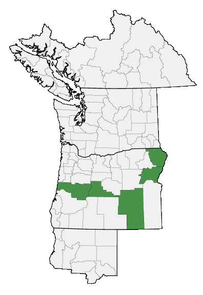 Map of where plant is found